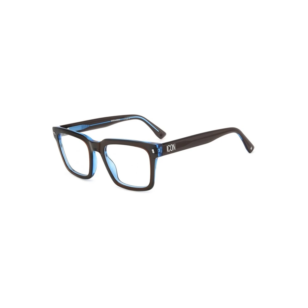 Dsquared2 Bruin Blauwe Bril Stijlvol Model Brown Unisex