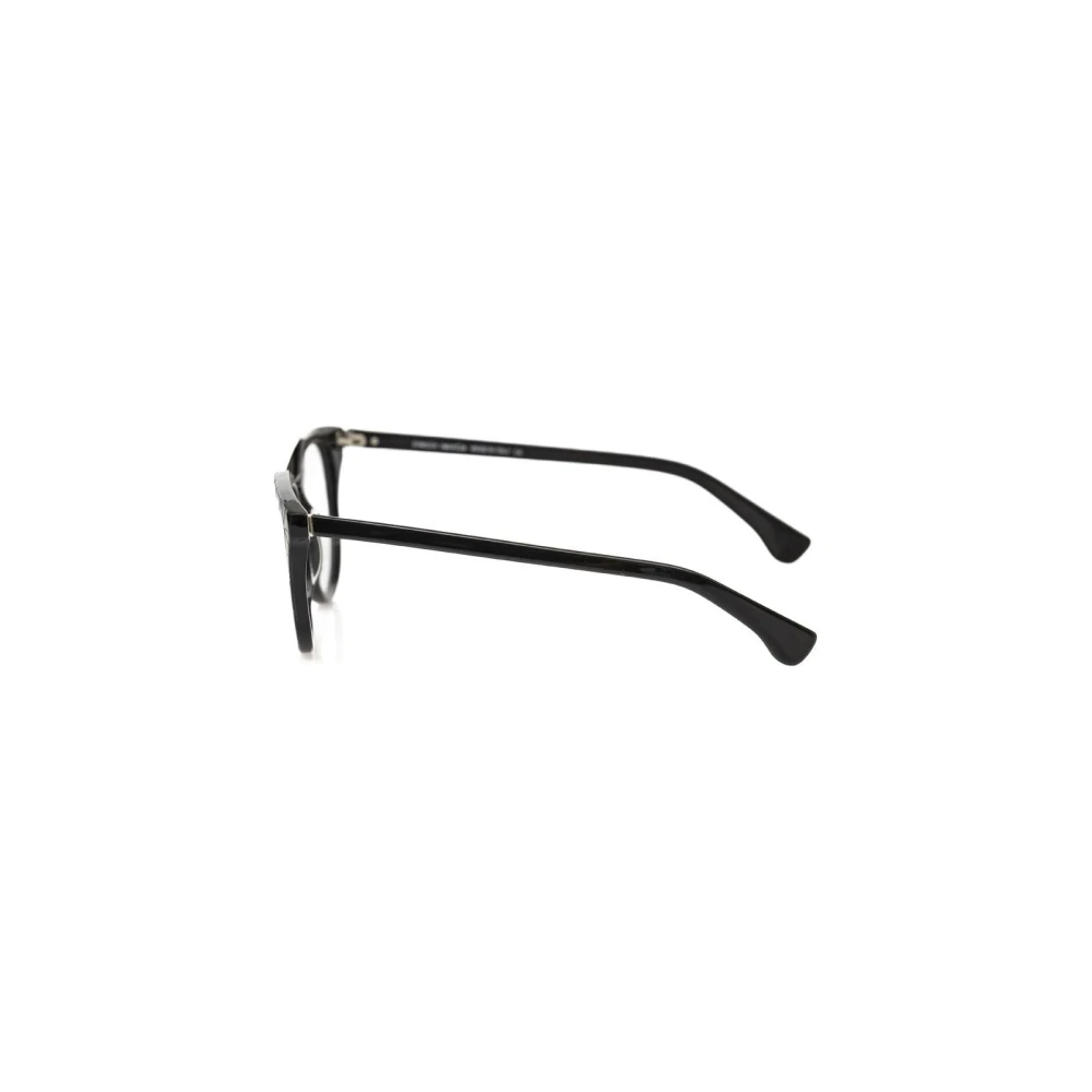 Frankie Morello Geometrische Wayfarer Bril Black Heren