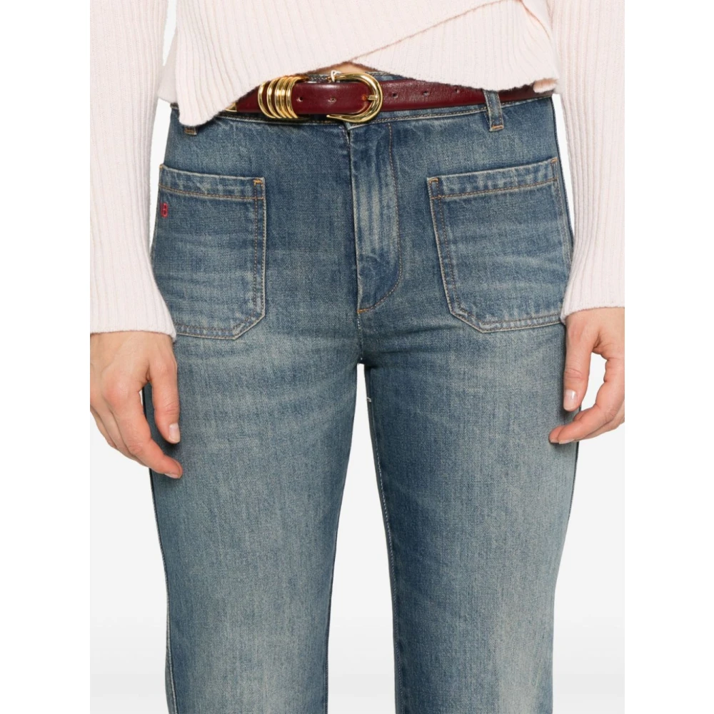 Victoria Beckham Blauwe Jeans voor Vrouwen Blue Dames