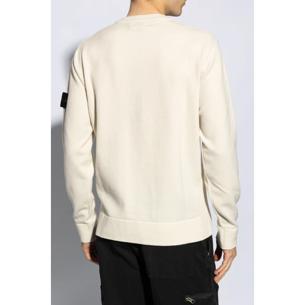 Stone Island Wollen trui Beige Heren