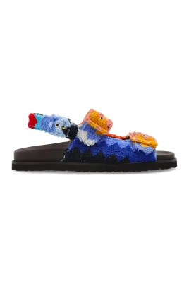 Zigzag Terry Sandals
