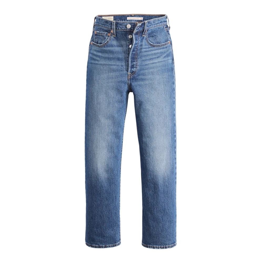 Levi's Women's Blue Ribcage Straight Ankle Jeans - Straight Fit Jeans - W27 L30 - Jeans