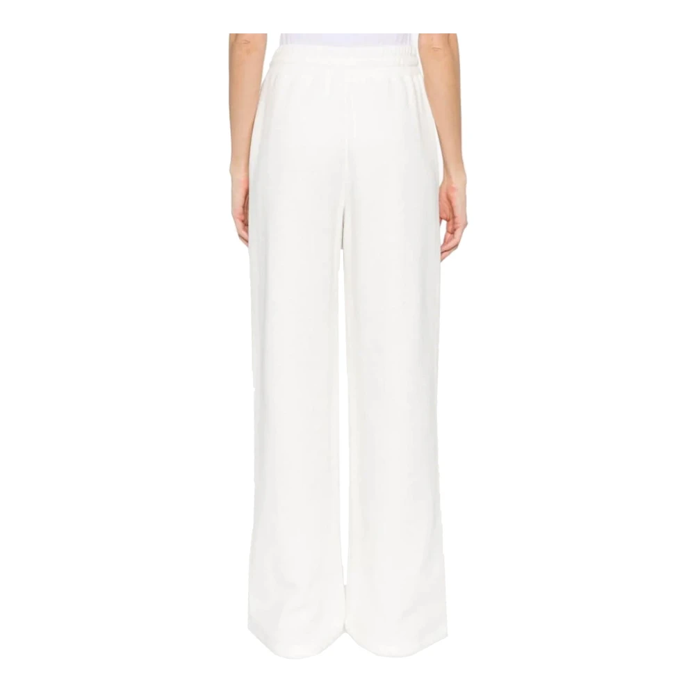 Gucci Katoenen joggingbroek met trekkoord in de taille White Dames