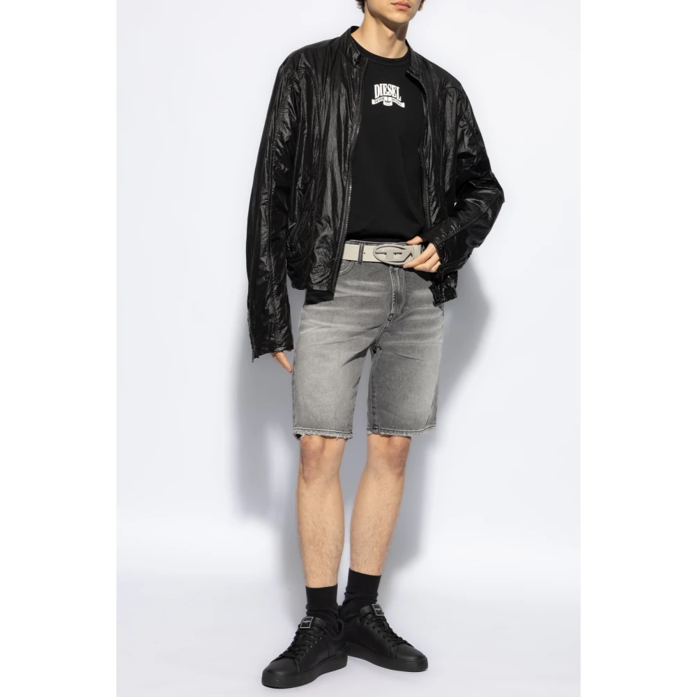 Diesel T-shirt `T-Adjust-K10` Black Heren