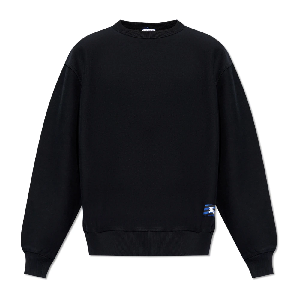 Burberry Sweatshirt met logo Black Heren