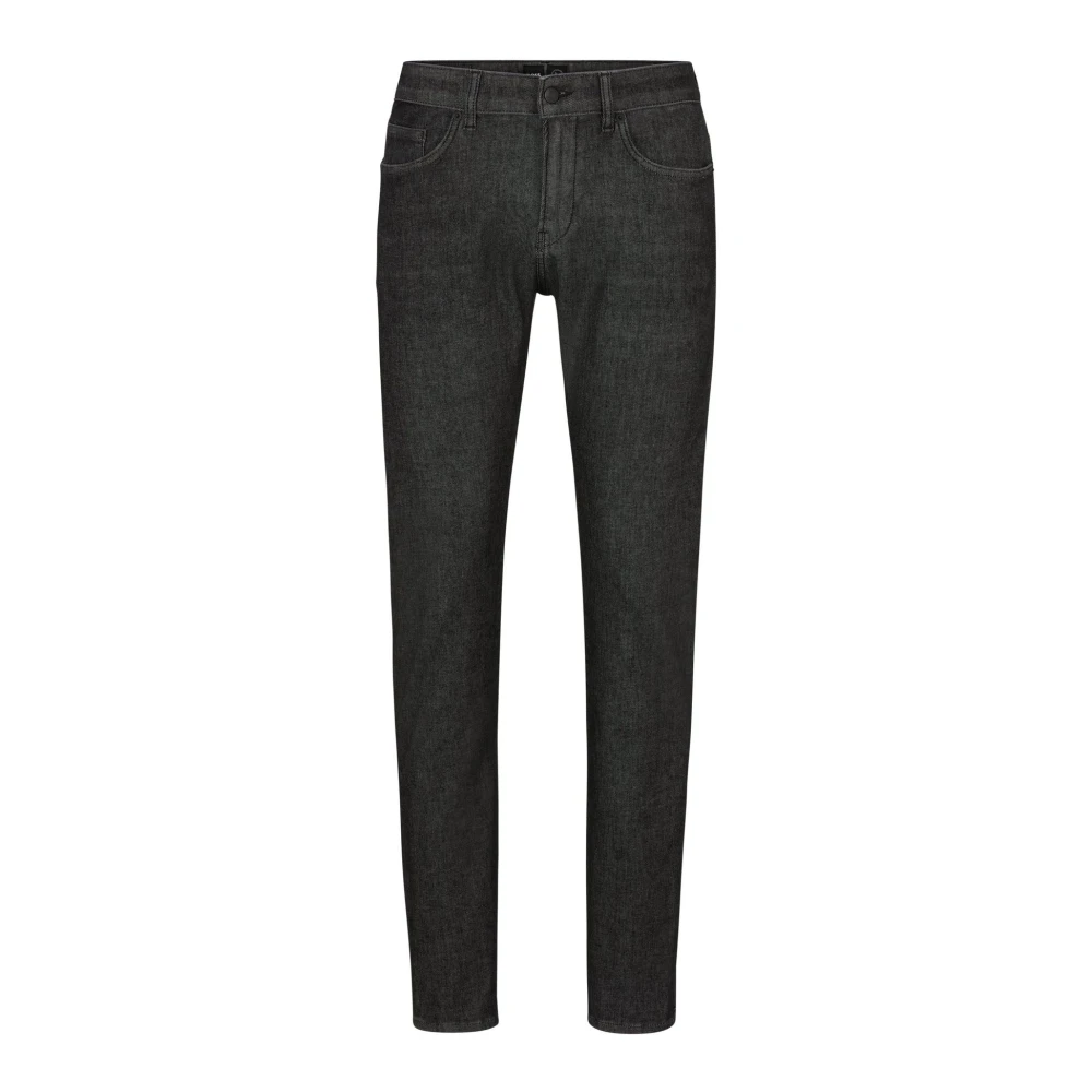 Boss Zwarte Slim-fit Jeans Black Heren