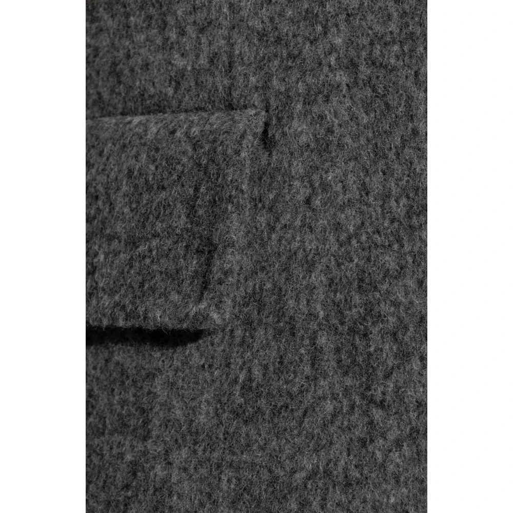 Jil Sander Wollen jas Gray Dames