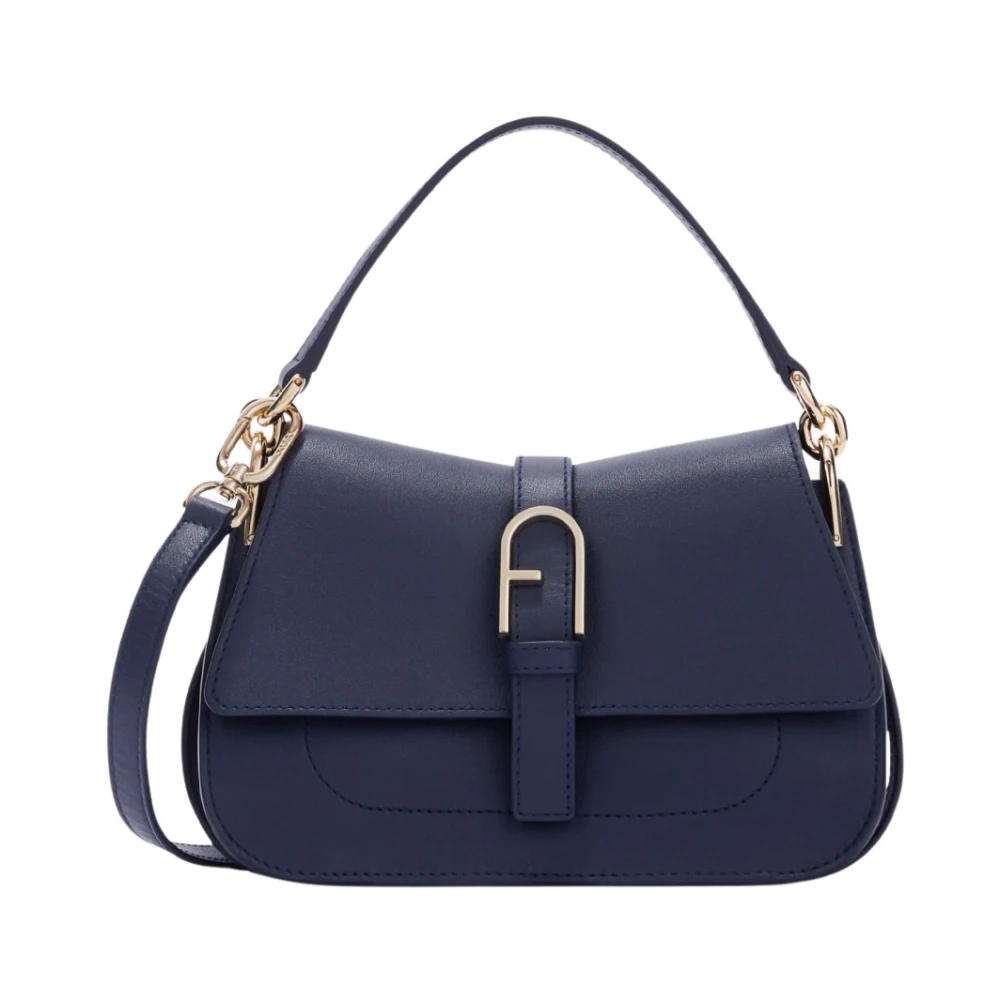 Furla Mini Leren Handtas Mediterrane Blauw Blue Dames