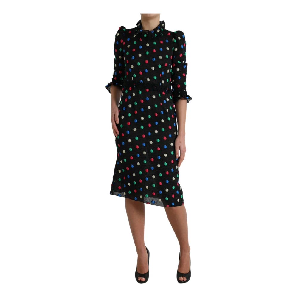 Dolce & Gabbana Midi Dresses Black Dames
