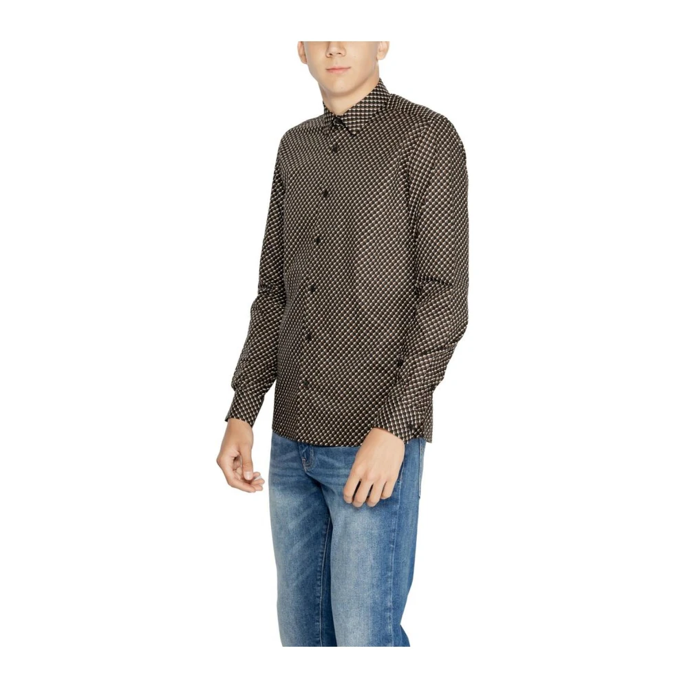 Antony Morato Klassieke katoenen overhemdcollectie Brown Heren