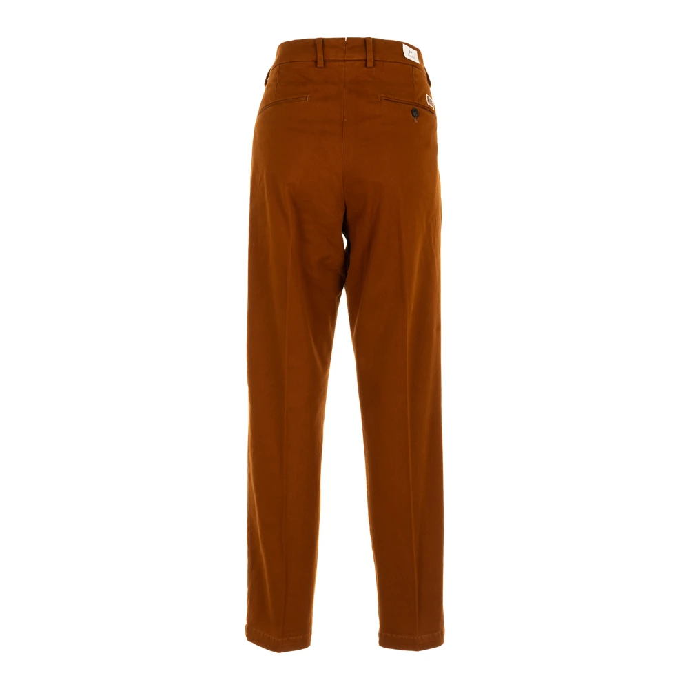 Roy Roger's Bruine Chino Gabardine Broek Brown Heren