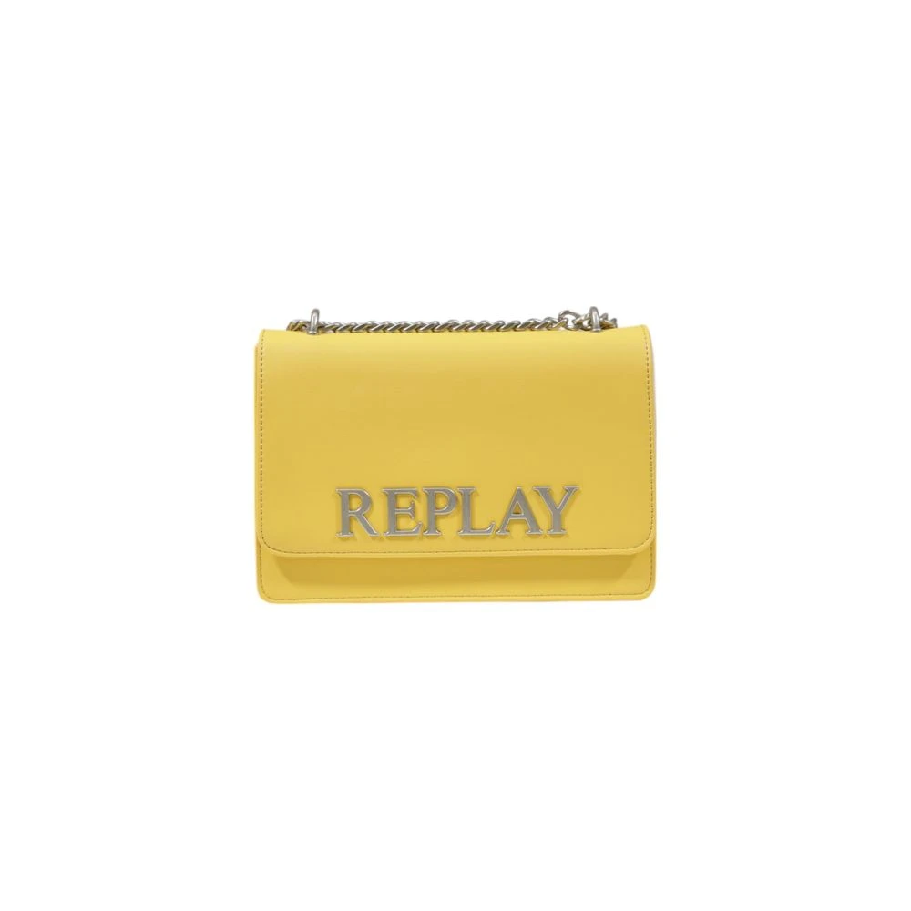Replay Polyester Handtas Yellow Dames