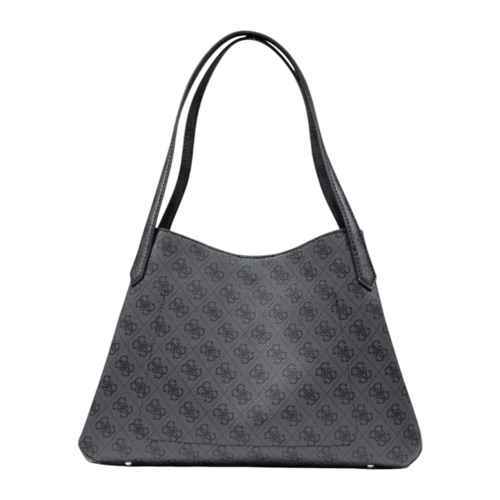 Guess Gestructureerde Tote Tas Herfst Winter Collectie Gray Dames