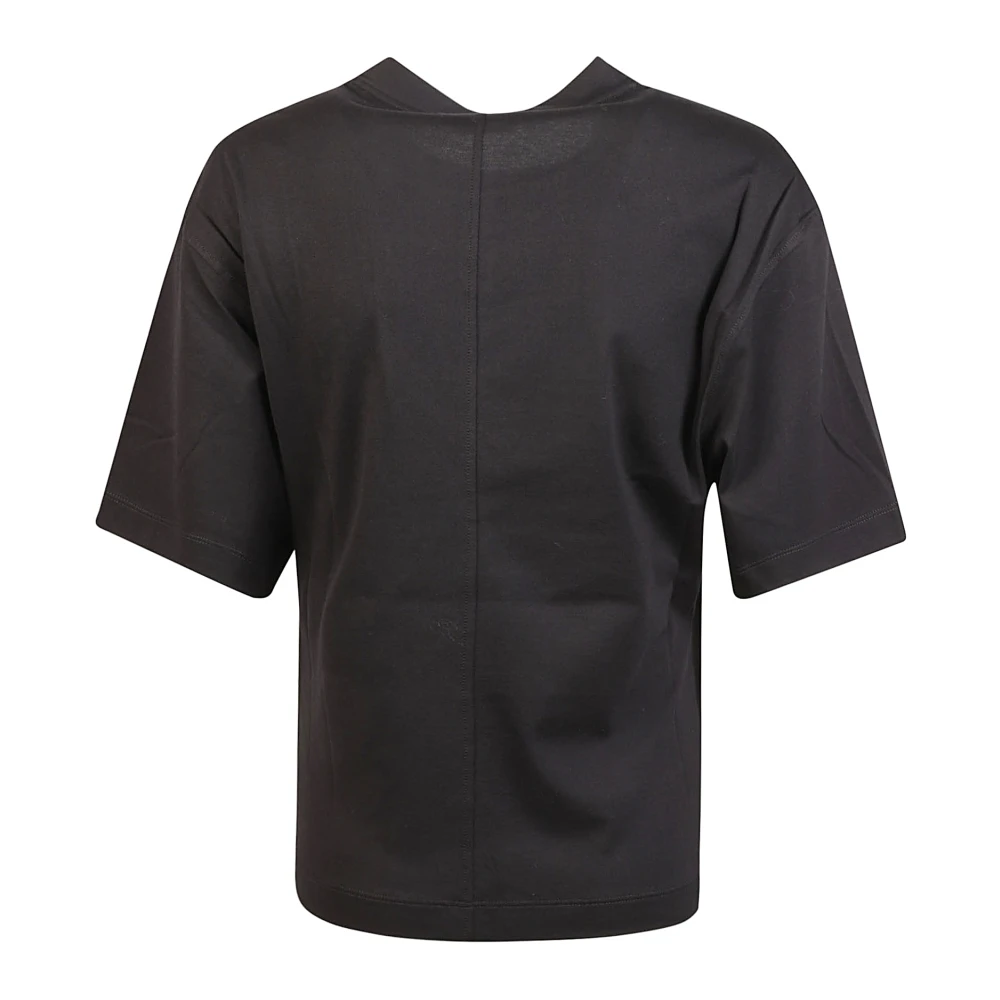 BRUNELLO CUCINELLI Zwarte T-shirt Collectie Black Dames