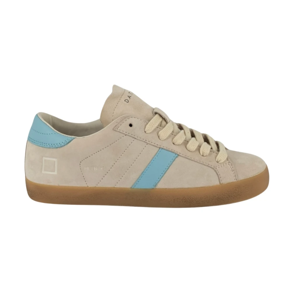 D.a.t.e. Women's Beige Sneakers, 6 Uk, Hill Low Block