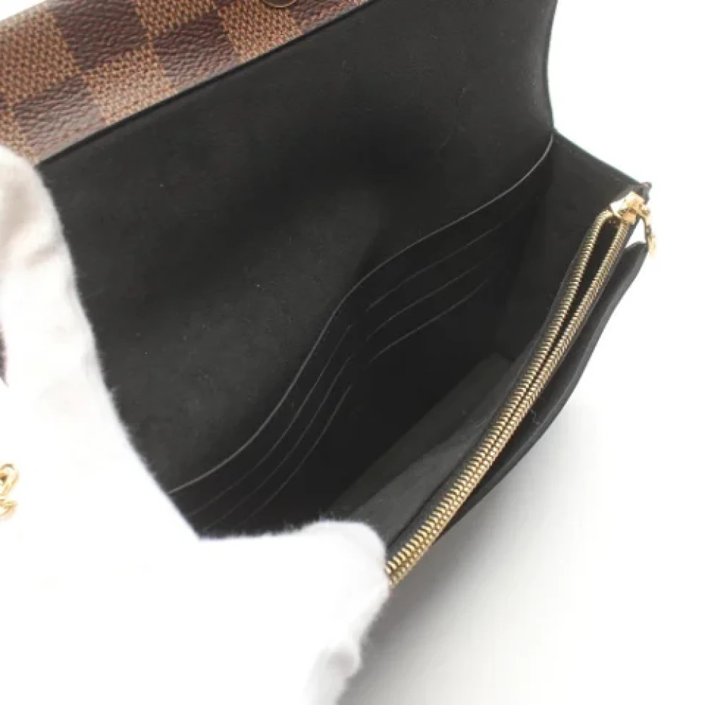Louis Vuitton Vintage Pre-owned Canvas wallets Brown Dames
