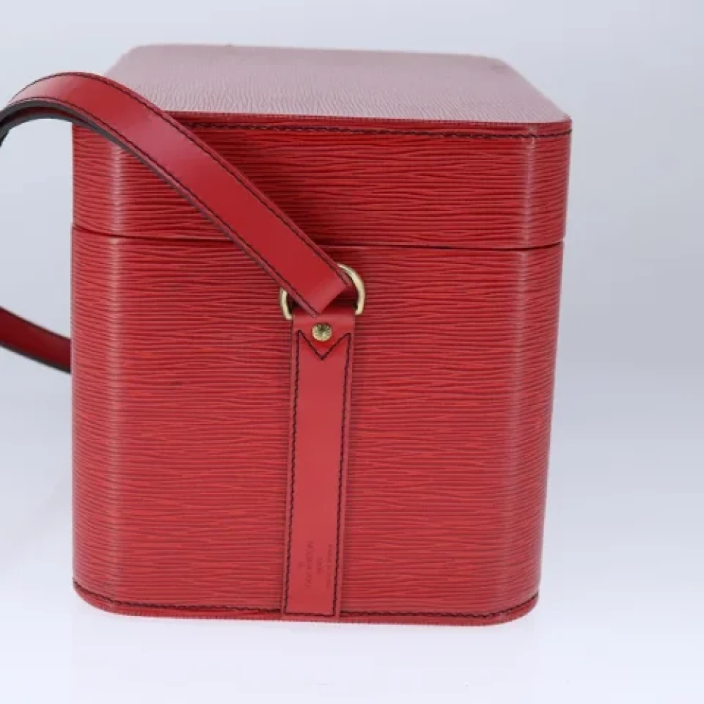 Louis Vuitton Vintage Pre-owned Leather pouches Red Dames