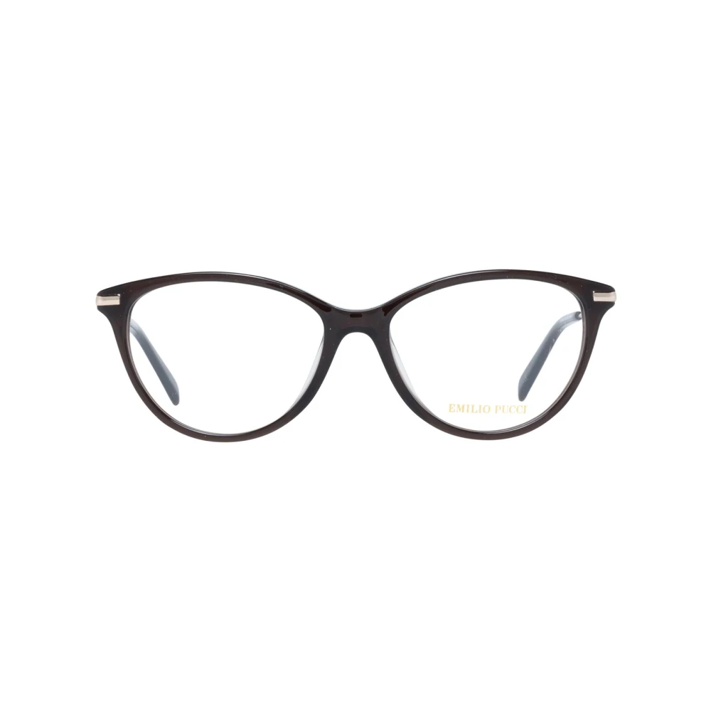 EMILIO PUCCI Bruine Cat Eye Spiegelende Optische Frames Brown Dames