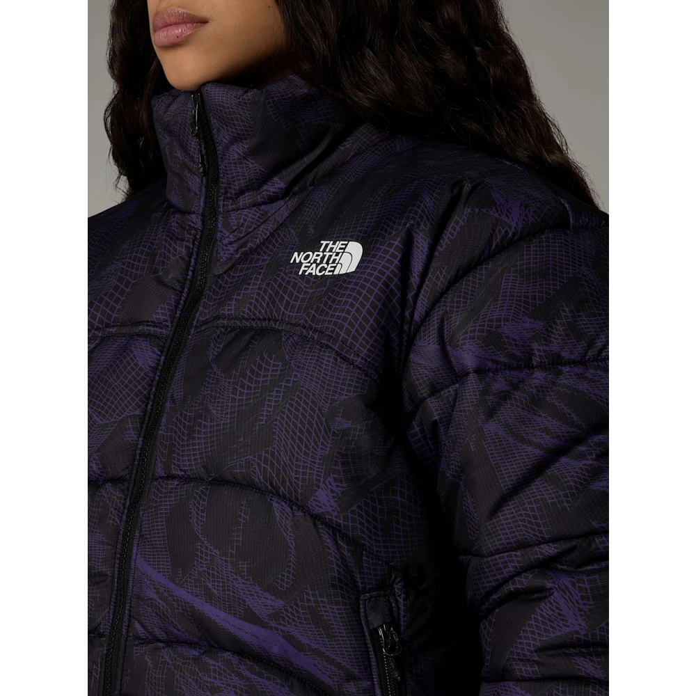 The North Face Paarse Synthetische 2000 Jas voor Vrouwen Black Dames