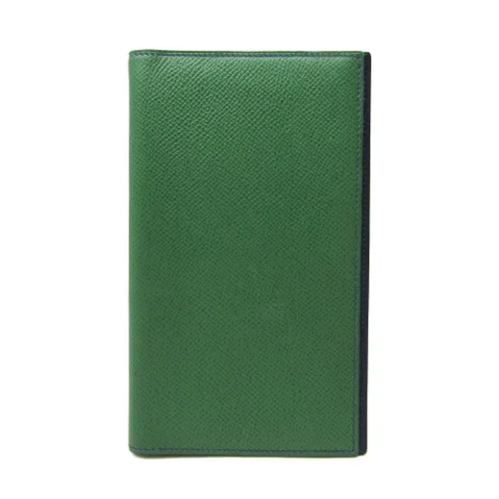 Hermès Vintage Pre-owned Leather home-office Green Dames