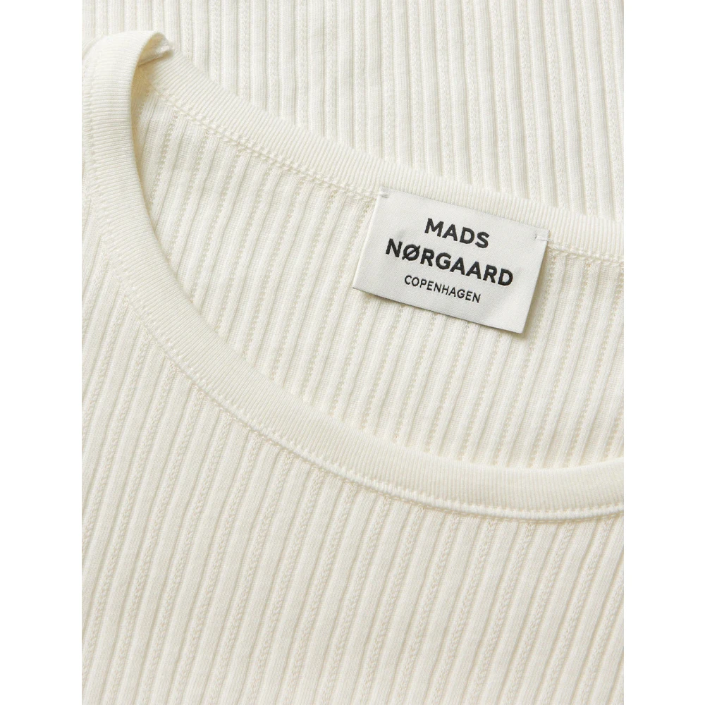 Mads Nørgaard Vanilla Ice Pointella Trixy Tee White Dames