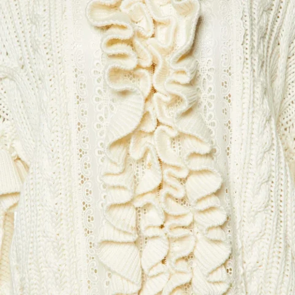 Stella McCartney Pre-owned Knit outerwear White Dames
