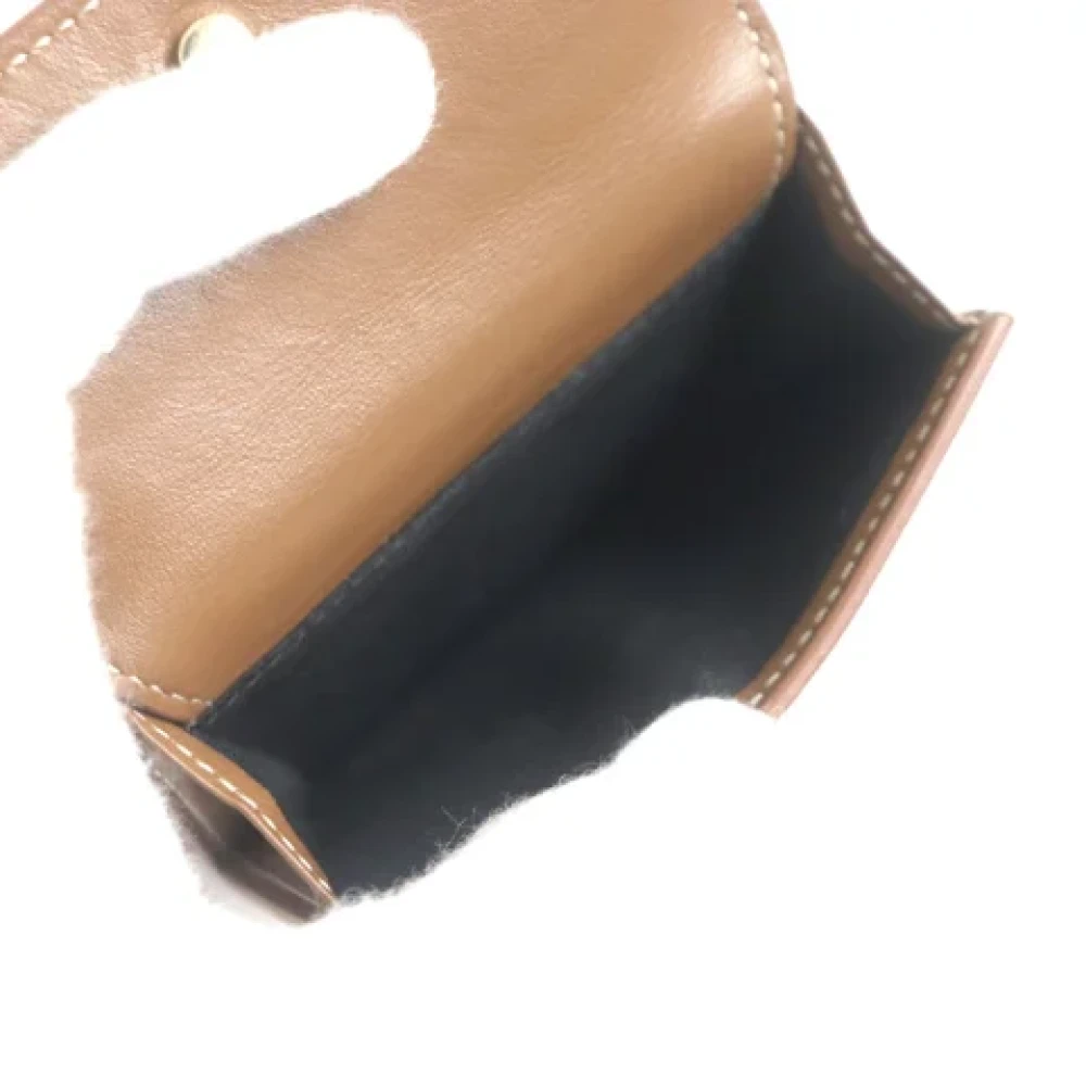 Dior Vintage Pre-owned Leather wallets Brown Dames