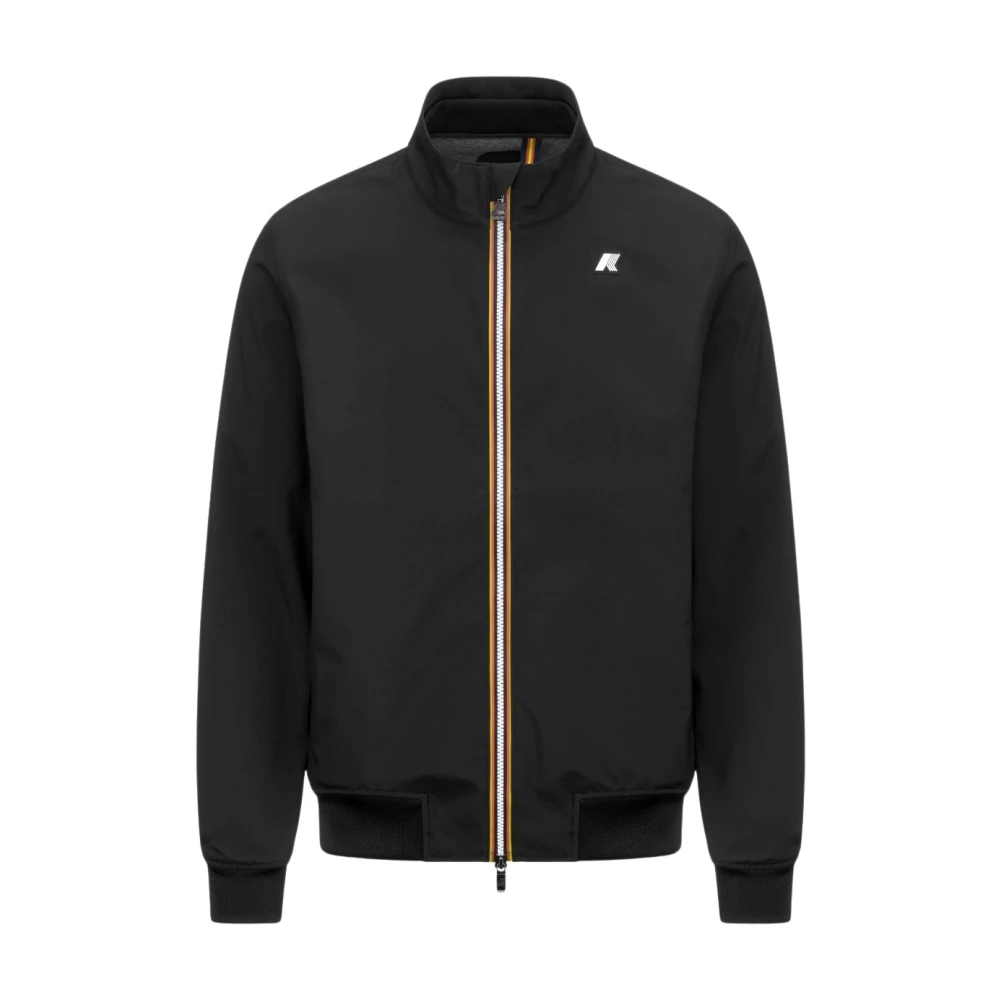 K-Way Mannelijk Zwart Zip-Through Jacket