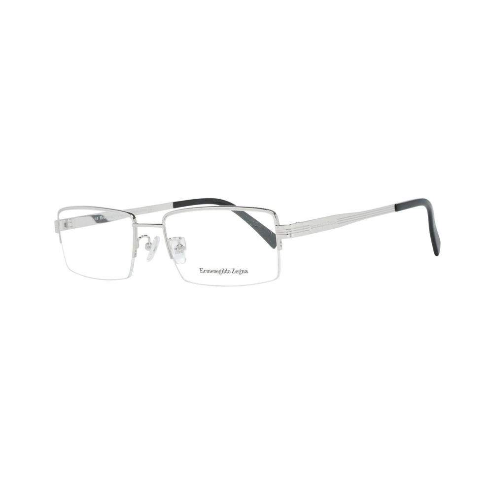 Ermenegildo Zegna Stijlvolle Titanium Brilmonturen Gray Heren