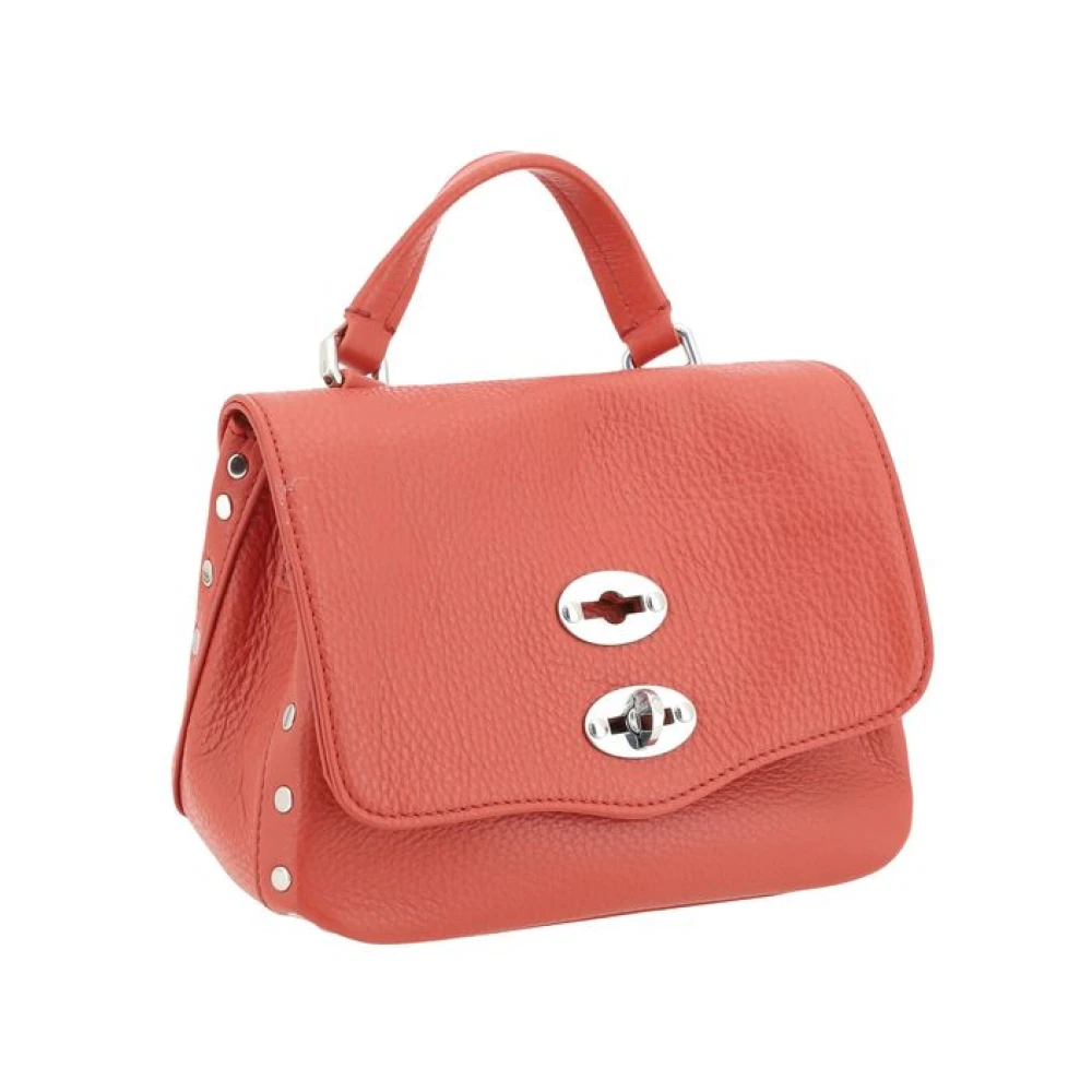 Zanellato Dagelijkse Messenger Tas met Metalen Accenten Red Dames