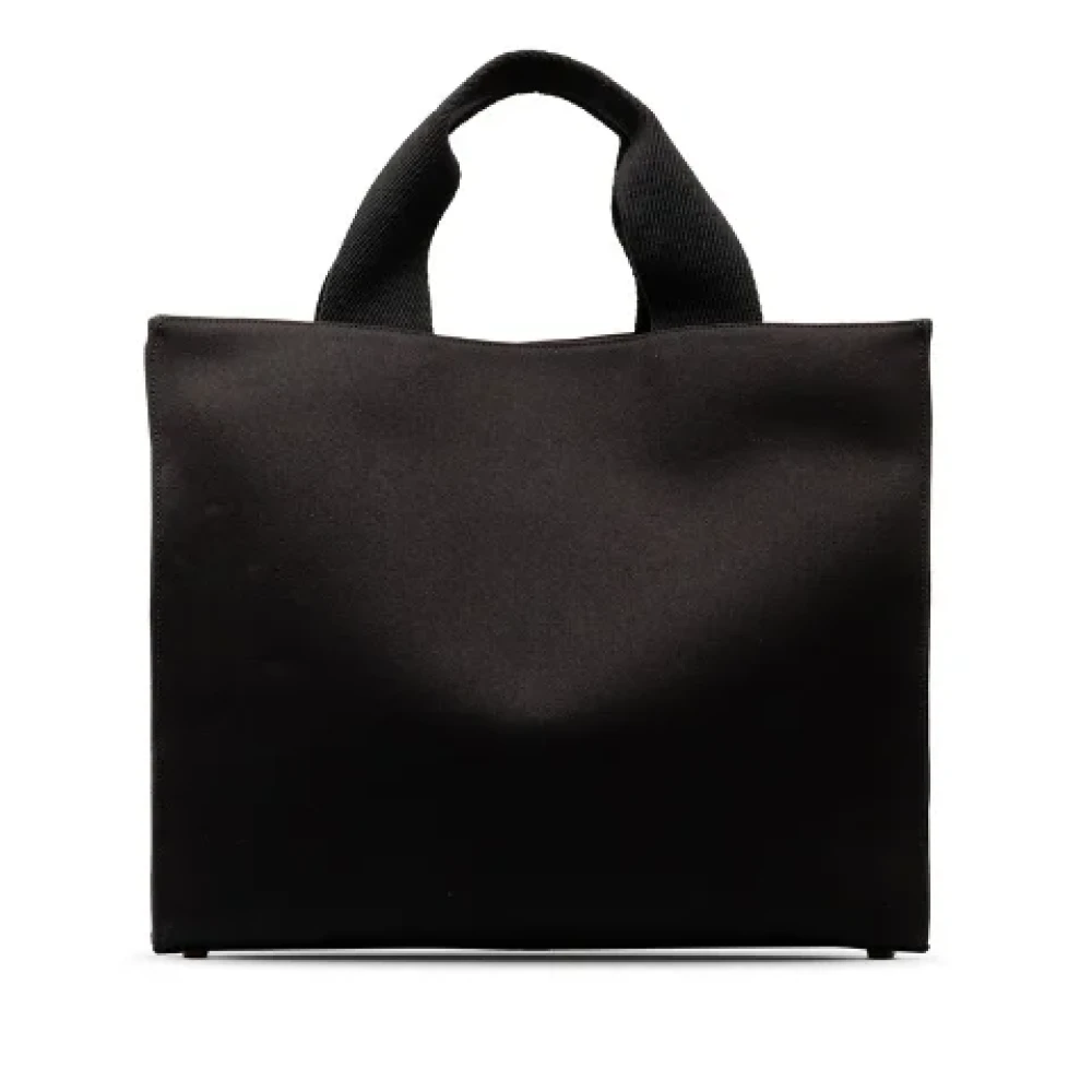 Fendi Vintage Pre-owned Canvas handbags Black Dames
