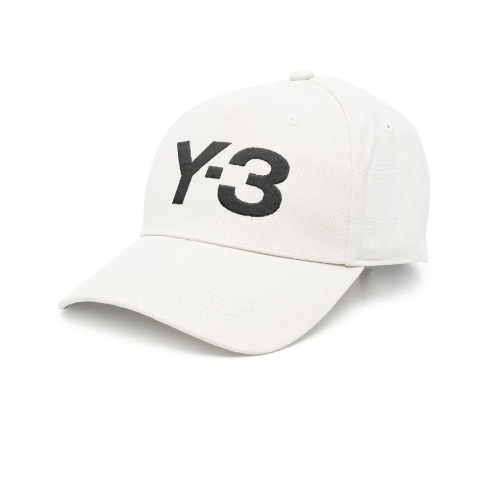 Y-3 Verstelbare Beige Pet met Uitgesneden Details White Heren