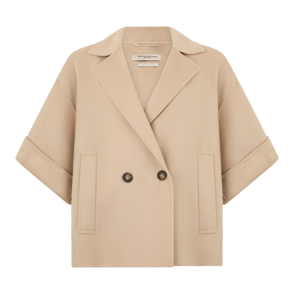 Weekend Max Mara Damen Sand Wollmantel Wkdneo, Gr. 34 - Bild 4