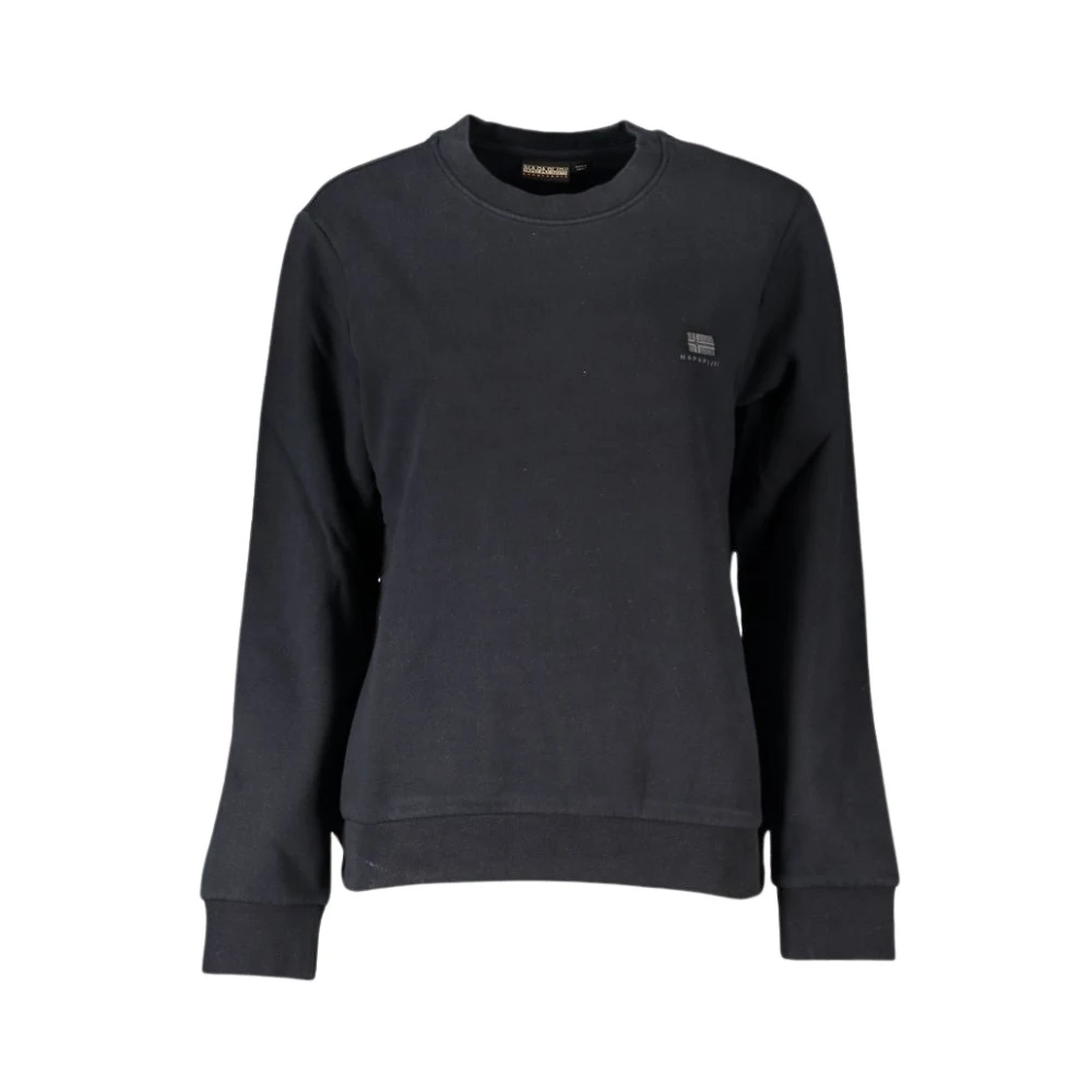 Napapijri Chique Zwart Fleece Sweatshirt Black Heren