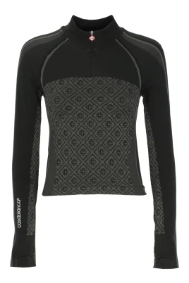 Sömlös Monogram Half-Zip Topp