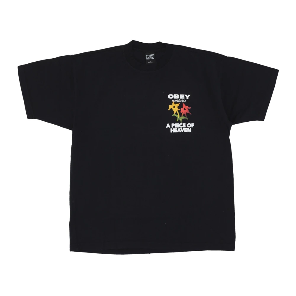 Obey Hemelse Klassieke T-shirt Zwart Black Heren