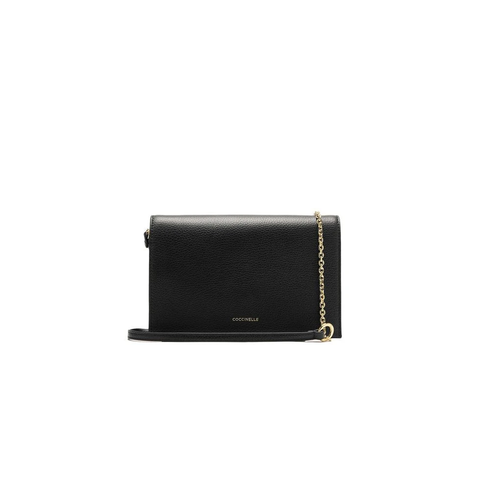 Coccinelle Dandy Mini Bag Grained Leather - Female - Cross Body Bags - Black - One Size - Bags