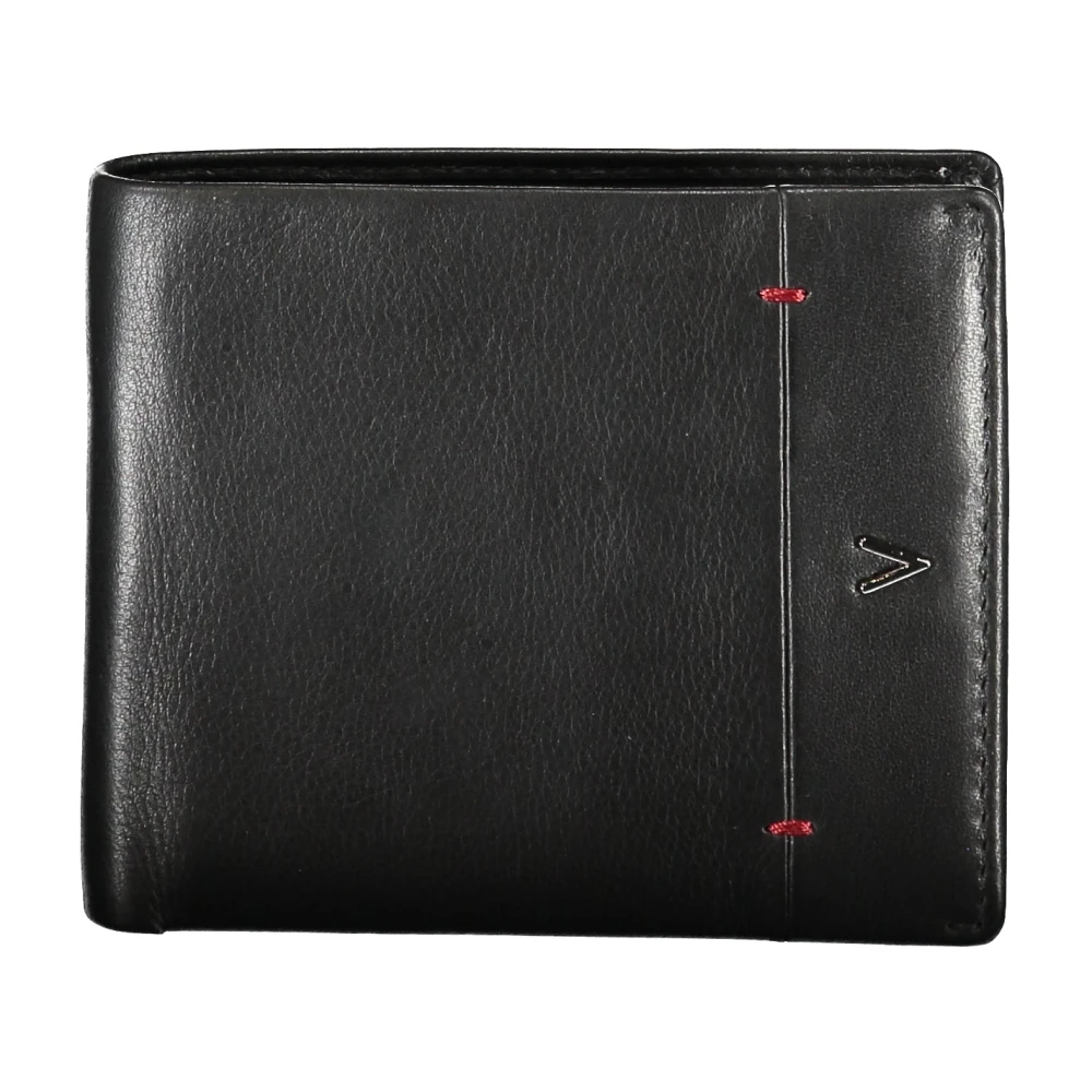 Valentino by Mario Valentino Herenportemonnee met Muntvak en Kaartsleuven Black Heren
