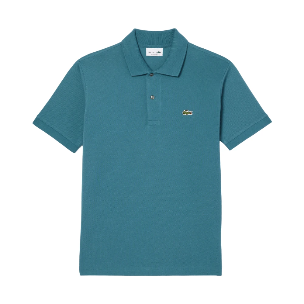 Lacoste Uomo Blu Polo Classica In Cotone Piqué