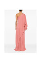 robe-rose-poudre-drapee-avec-fente