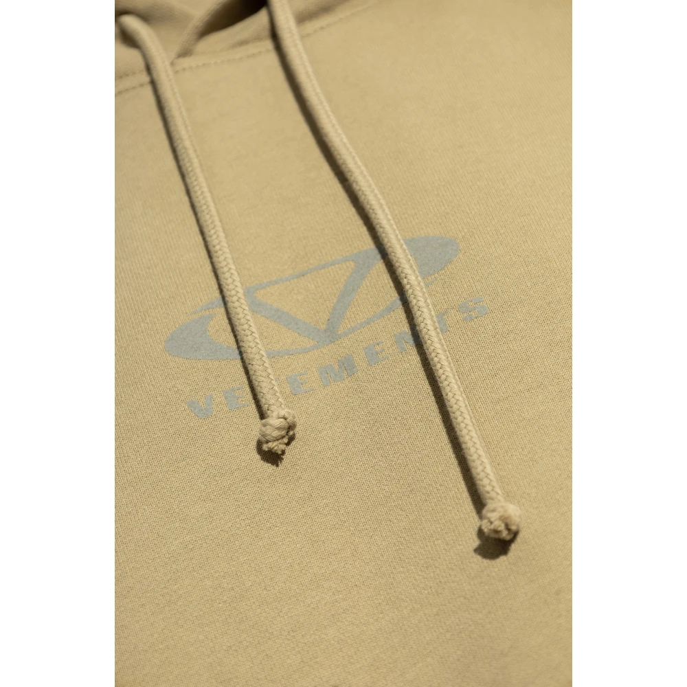 Vetements Logo hoodie Green Heren