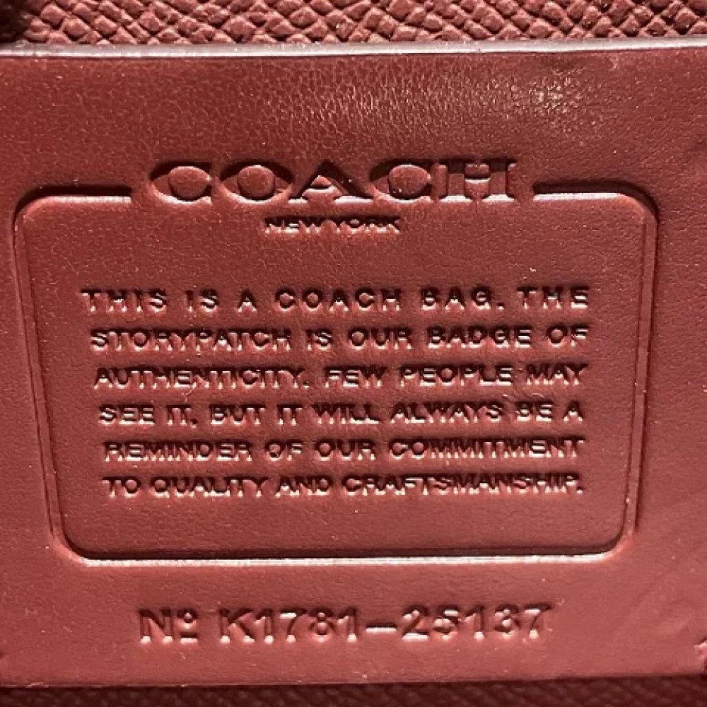 Coach Pre-owned Leather handbags Pink Dames