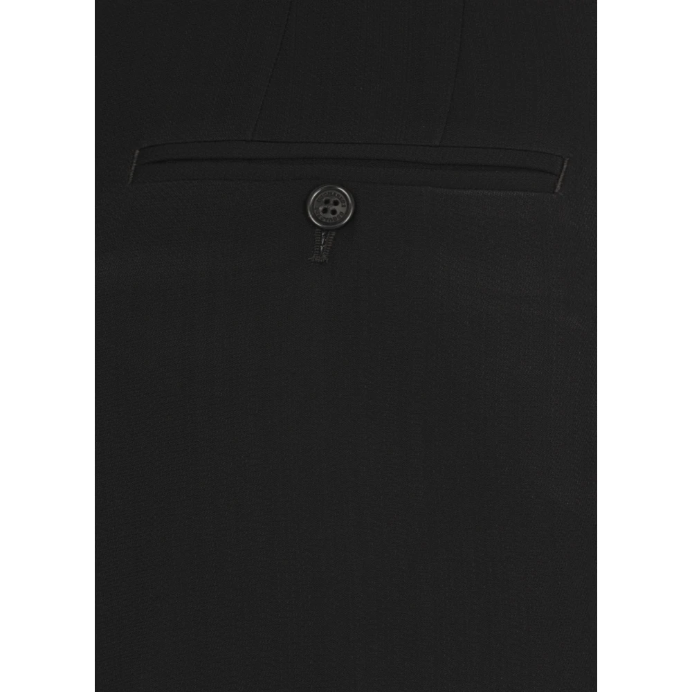 Dsquared2 Zwart Tweedelig Pak Black Heren