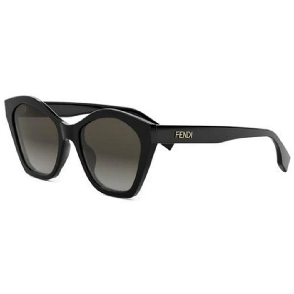 Fendi Unisex Black Sunglasses, 54 Mm, Authentic Lettering Glasses Premium Quality