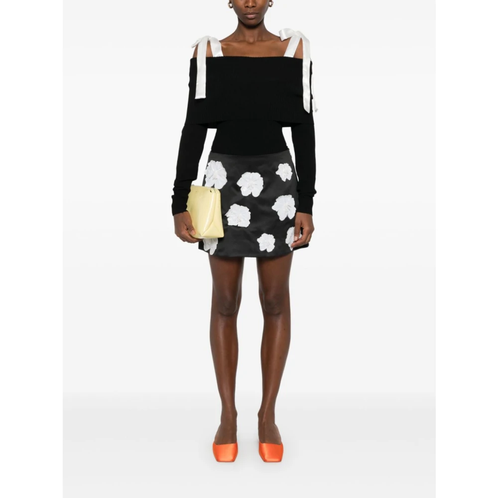 Rotate Birger Christensen Zwarte trui Black Dames