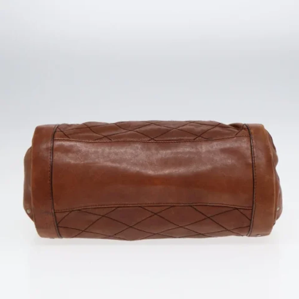 Bally Pre-owned Leather handbags Brown Dames