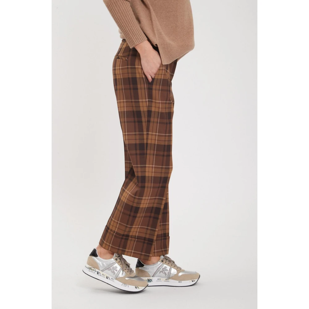 Via Masini 80 Stijlvolle Herenbroek Brown Dames