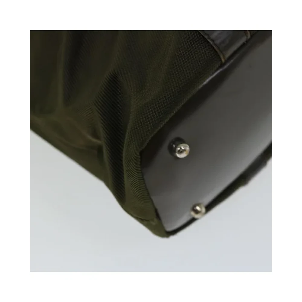 Gucci Vintage Pre-owned Nylon handbags Green Dames