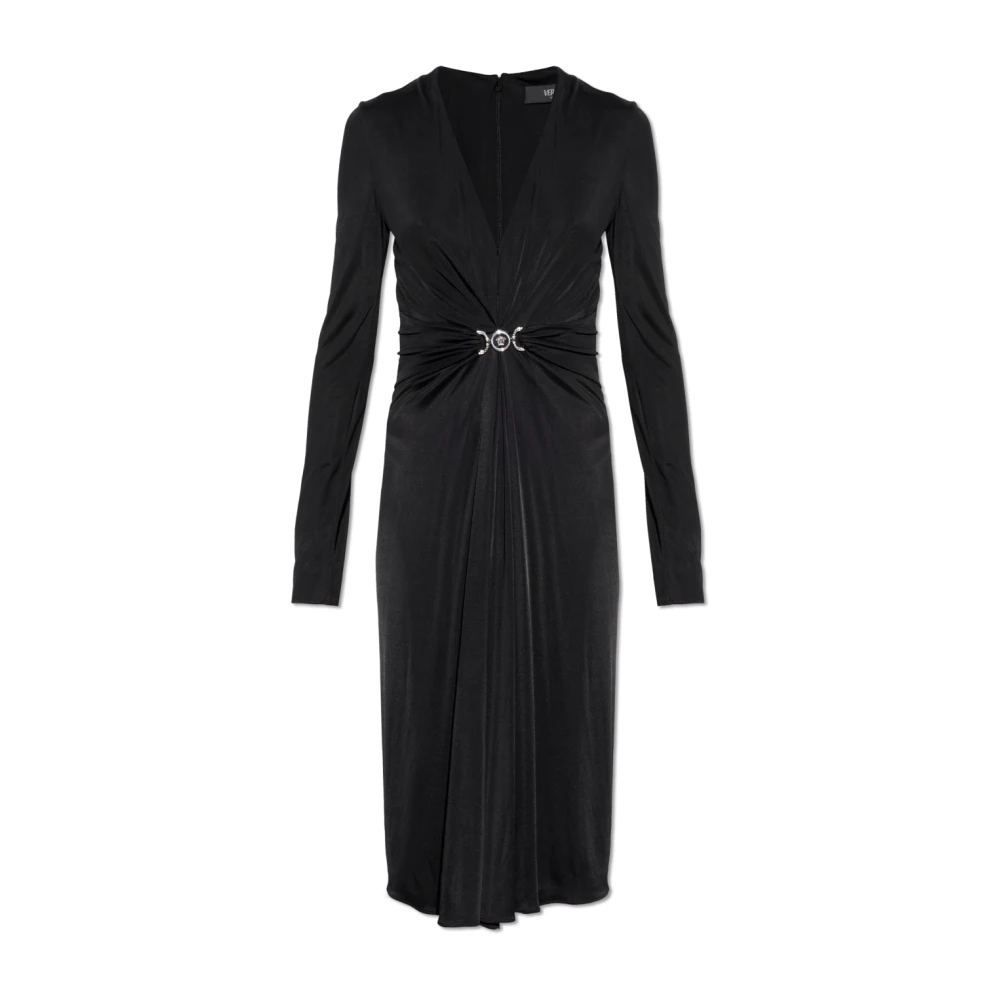 Versace Donna Nero Abiti, L, New,
