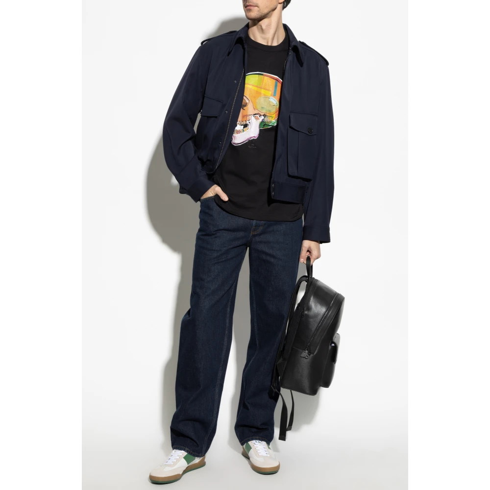 PS By Paul Smith T-shirt met print Black Heren